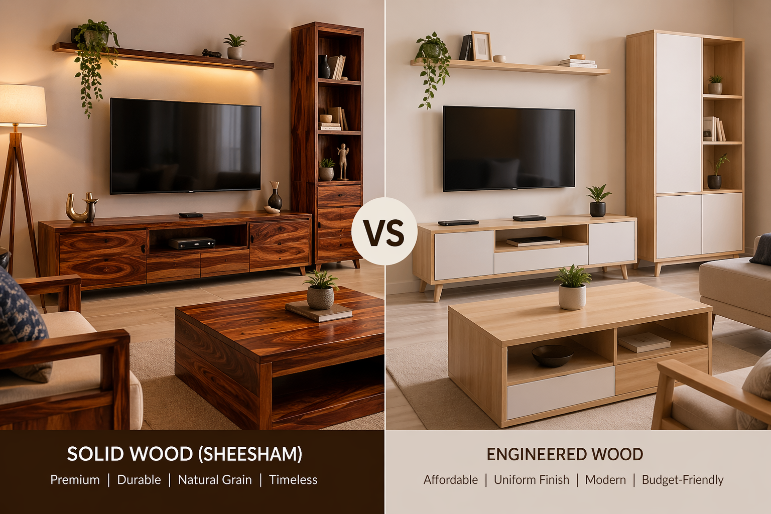Solid Wood vs Engineered Wood Furniture: Which Is Better for Your Home in 2026?