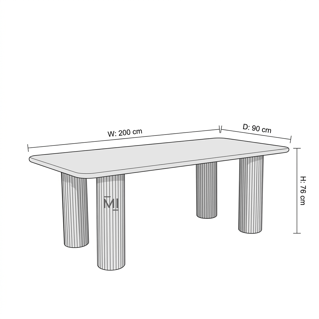Aurelle Cane Back Dining Set with Fluted Pedestal Table