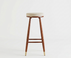Alden Upholstered Bar Stool | Mid-Century Modern Counter Stool