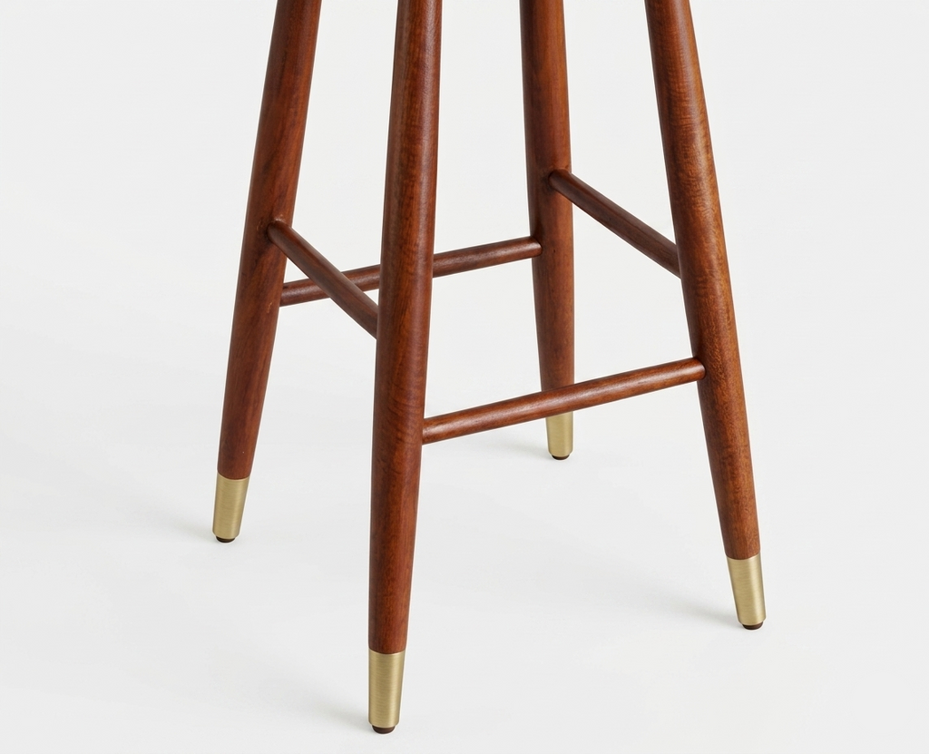Alden Upholstered Bar Stool | Mid-Century Modern Counter Stool
