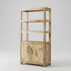 Arcus Wooden Bookshelf Cabinet | Display & Storage Unit