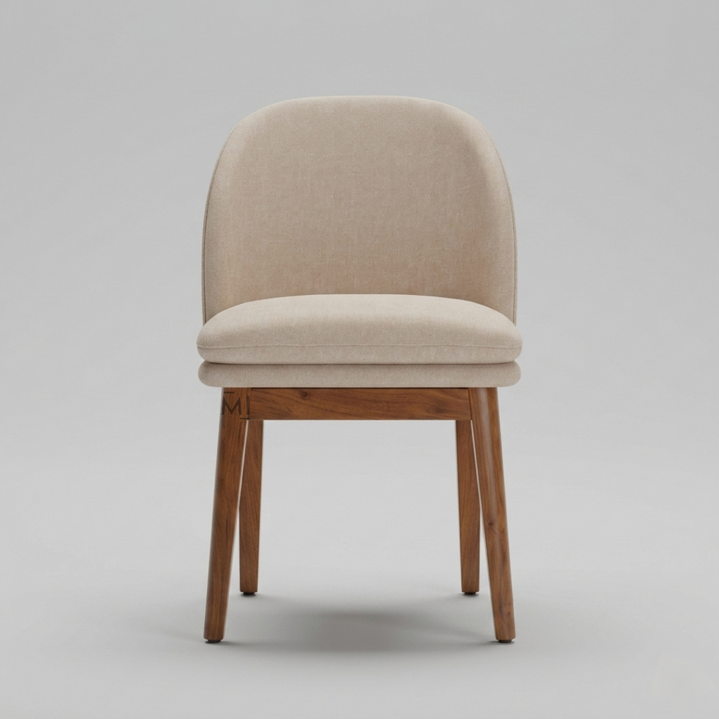 Aurelle Solid Wood Dining Set | Modern Upholstered Dining Chair & Table Set