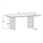 Aurelle Solid Wood Dining Set | Modern Upholstered Dining Chair & Table Set