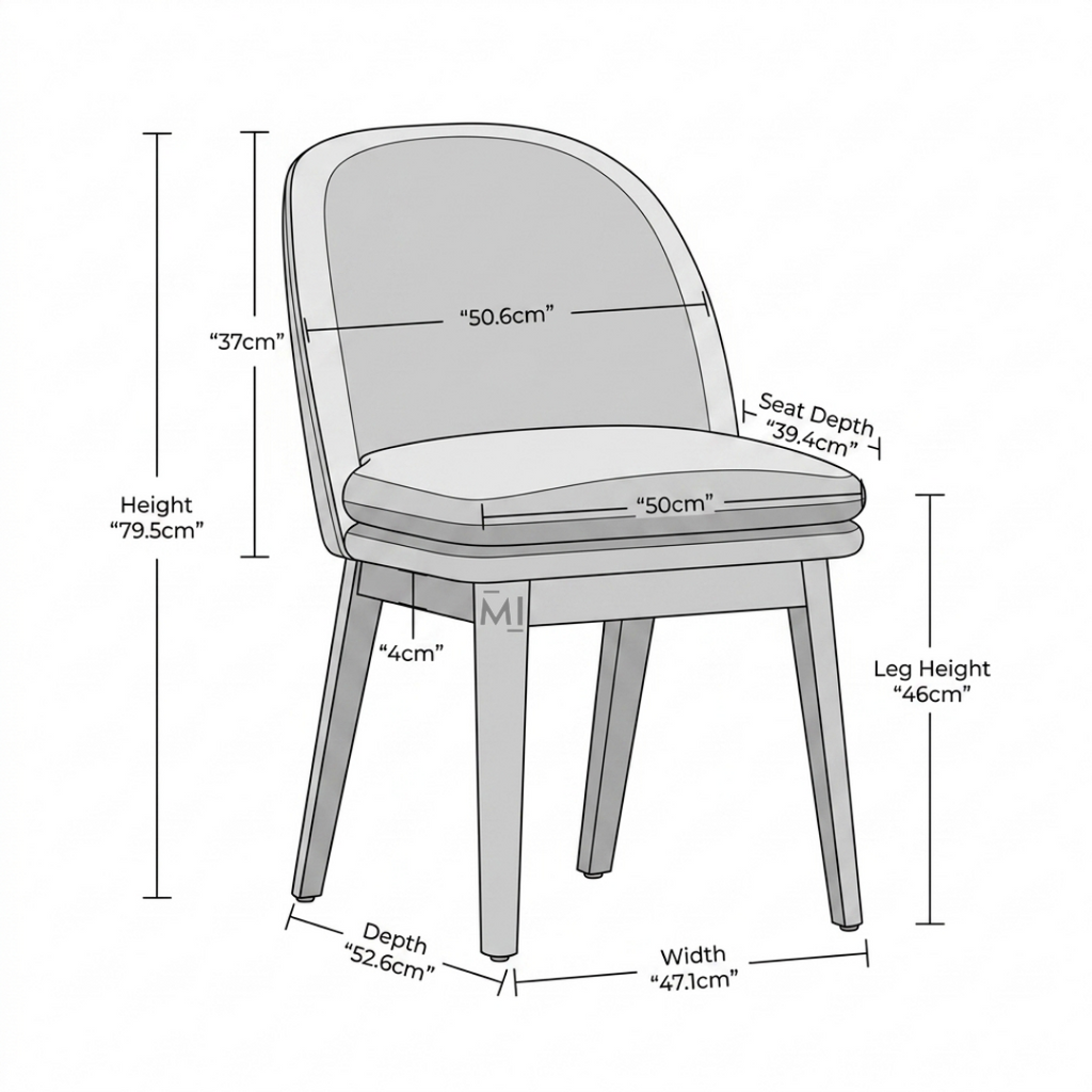 Aurelle Solid Wood Dining Set | Modern Upholstered Dining Chair & Table Set