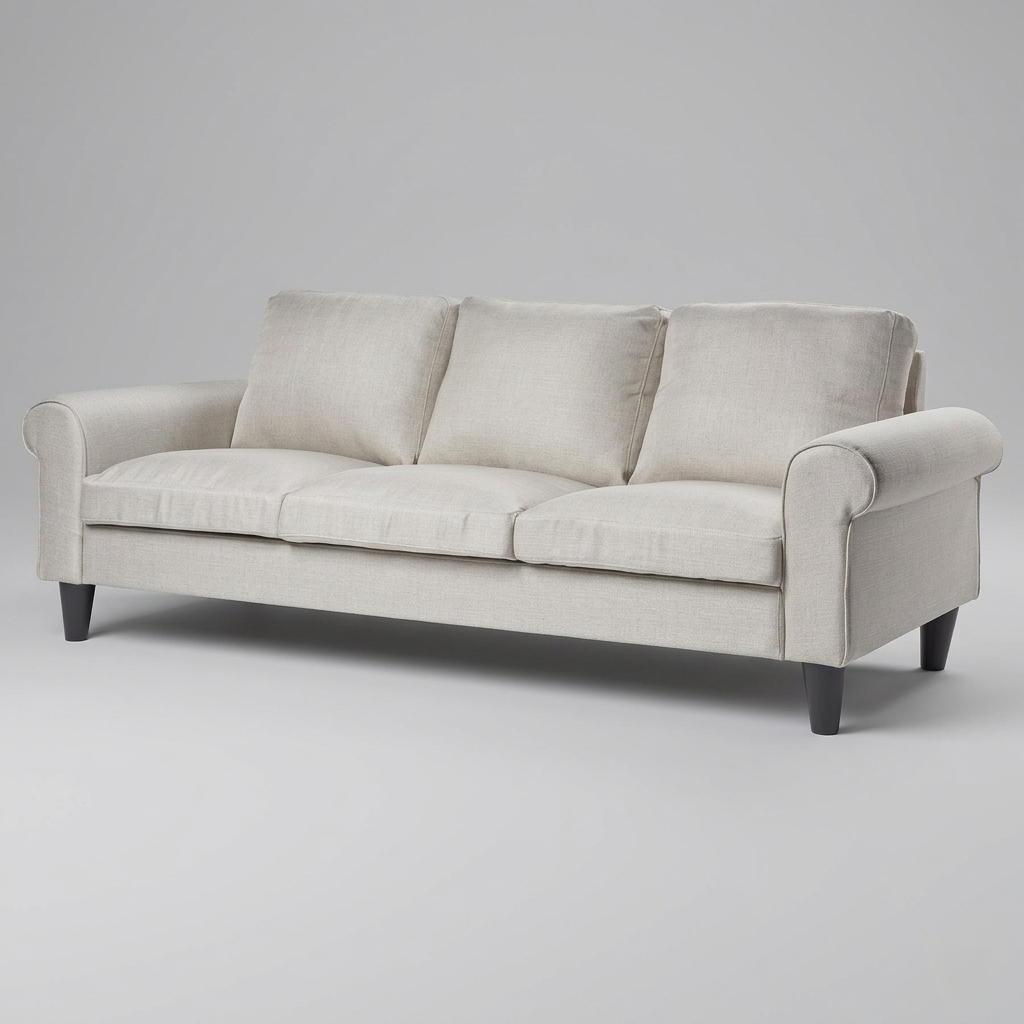 Modern fabric sofa 3 seater comfortable couch furniture for home in India