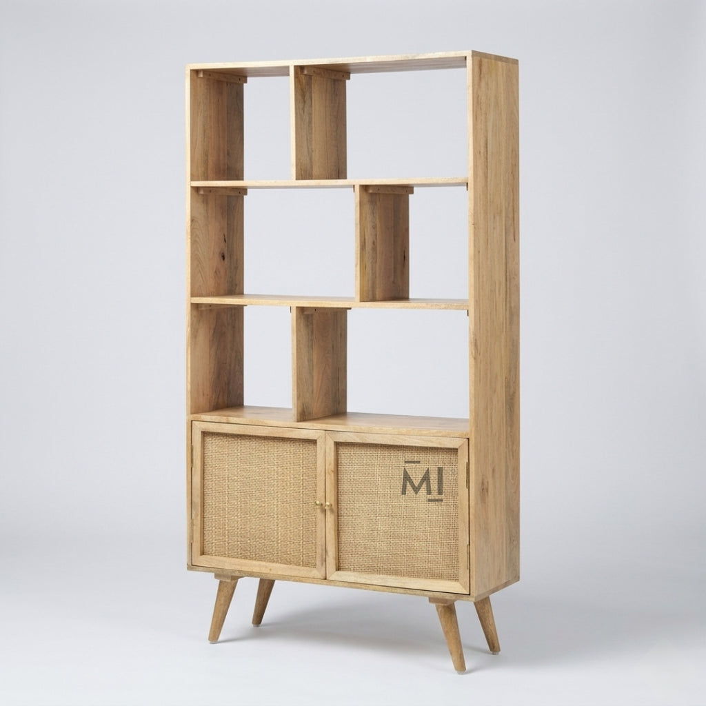 rattan door storage cabinet modern wooden