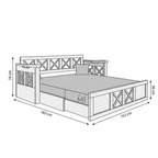FlexiWood Sofa Cum Bed | Wooden Sofa Bed with Storage