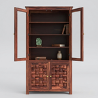 Aurora Glass Door Wooden Cabinet