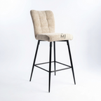 Luna Upholstered Bar Chair | Modern Fabric Counter Stool
