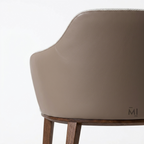 Lunora Upholstered Dining Chair | Modern Curved Accent Dining Seat