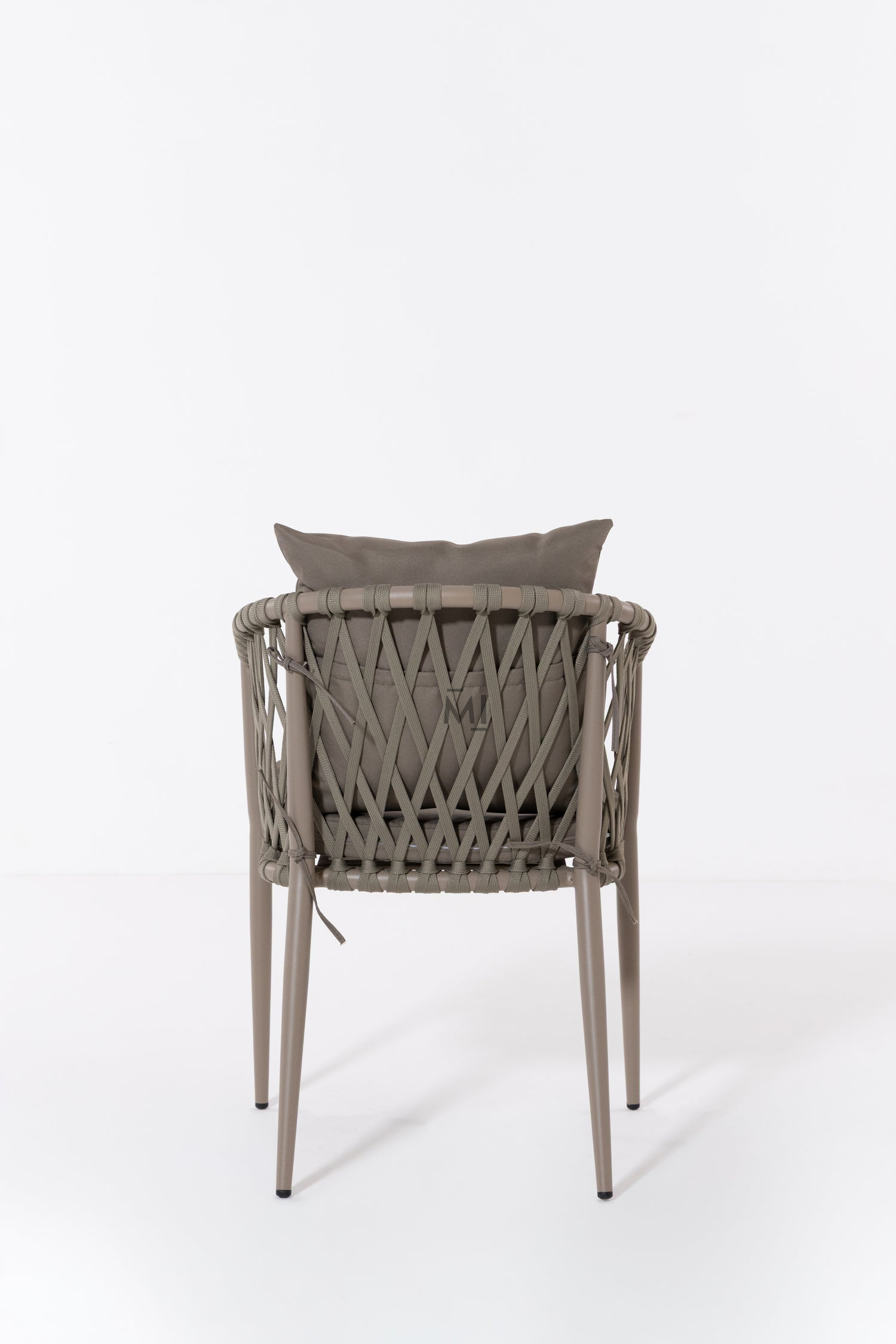 LuxeWeave Outdoor Dining Chair | Modern Rope Patio Armchair