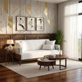 Modern Wooden Sofa Set | Contemporary Living Room Furniture Collection