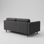 Movio Tufted Fabric Sofa | Modern 3-Seater with Button Detailing