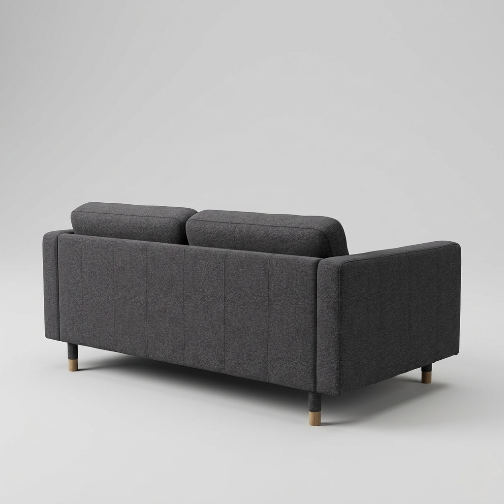 Movio Tufted Fabric Sofa | Modern 3-Seater with Button Detailing
