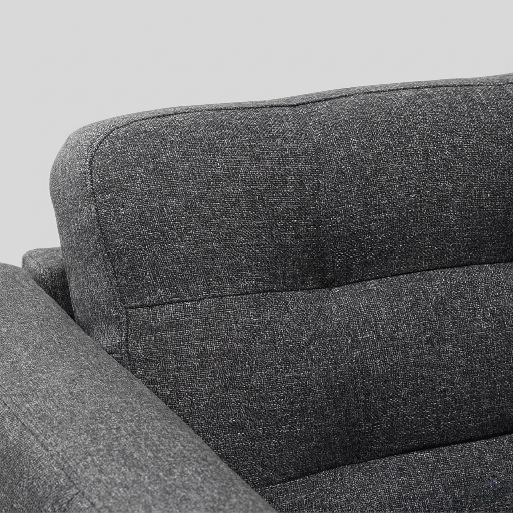 Movio Tufted Fabric Sofa | Modern 3-Seater with Button Detailing