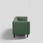 Orvane Channel Tufted Sofa | Modern 3-Seater with Vertical Stitch Design