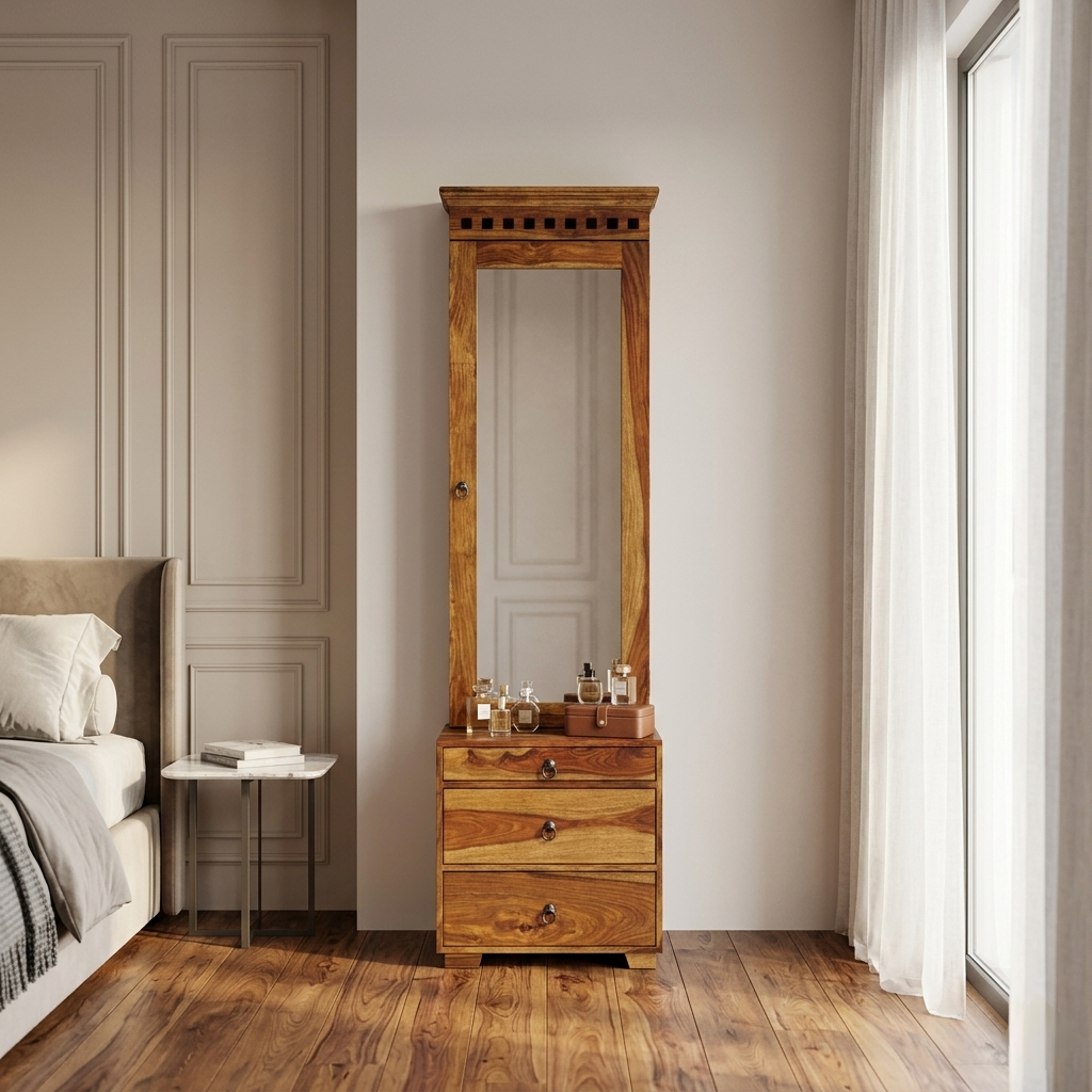 Orvian convertible dressing table modern vanity table with storage in India