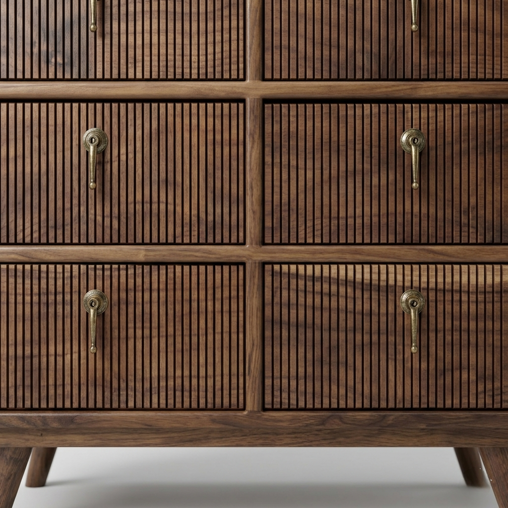 Averra Tall Wooden Chest of Drawers | Multi Drawer Vertical Storage Cabinet for Bedroom