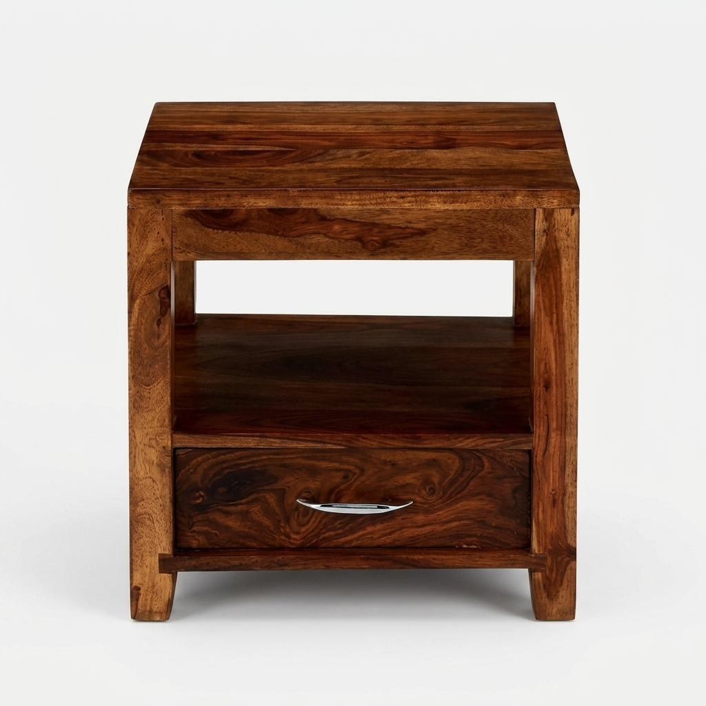 Orvia Wooden Bedside Table
