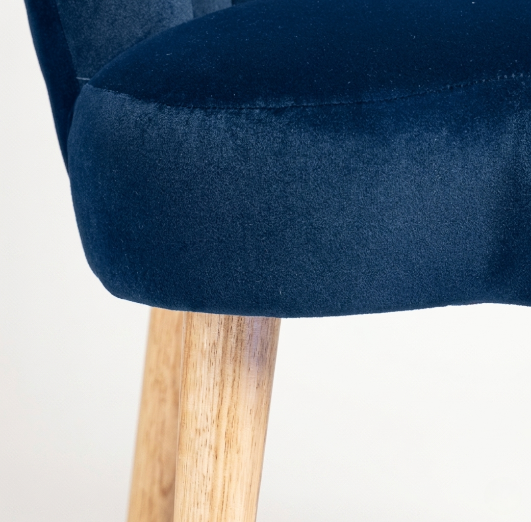 Luxury Velvet Shell Accent Chair | Modern Upholstered Lounge Chair