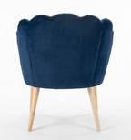 Luxury Velvet Shell Accent Chair | Modern Upholstered Lounge Chair
