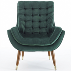 Velvet Barrel Accent Chair