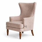 Luxury Wingback Accent Chair | Modern Upholstered Lounge Chair