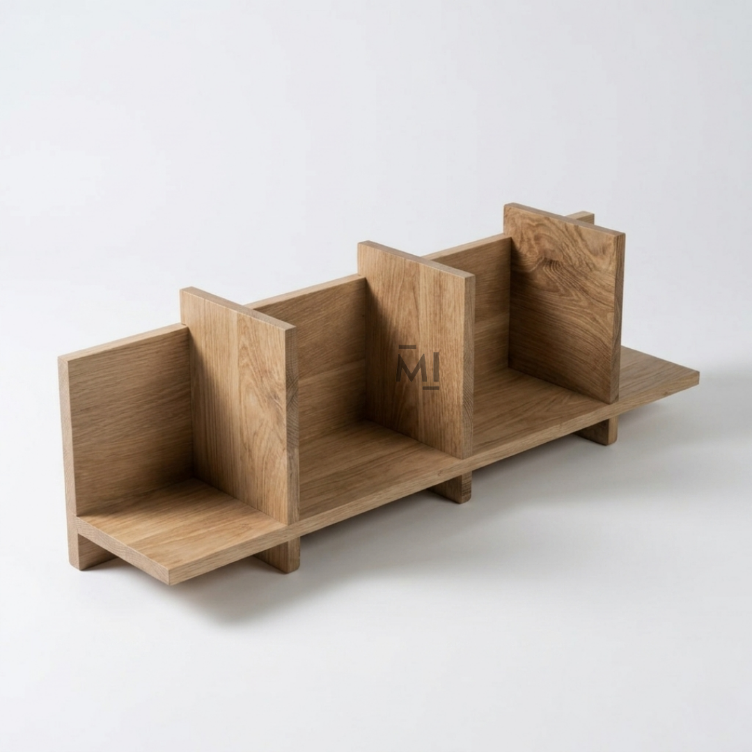 Modern Wooden Floating Wall Shelf | Minimalist Display & Storage Shelf