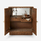 Orbita Luxe Bar Cabinet – Modern Solid Wood Designer Bar Cabinet
