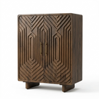 Vertex Grove Solid Wood Bar Cabinet