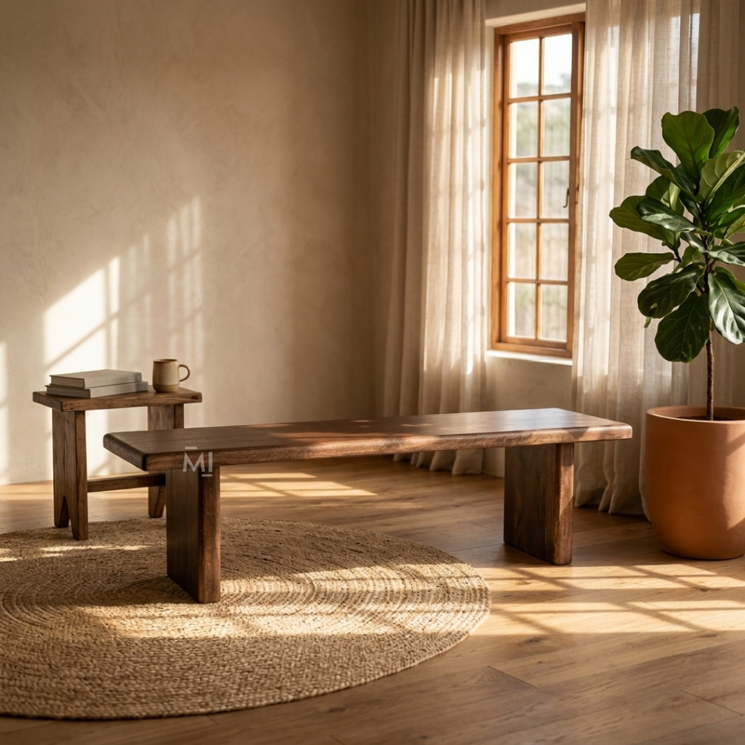 Elara Wooden Dining Bench