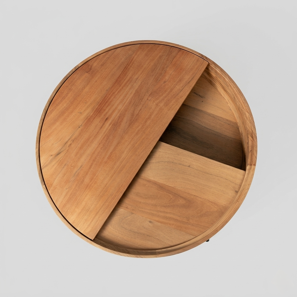 modern coffee table hidden storage compartment open view India