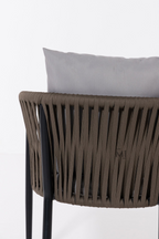 TerraLoom Outdoor Dining Chair | Modern Rope Patio Armchair