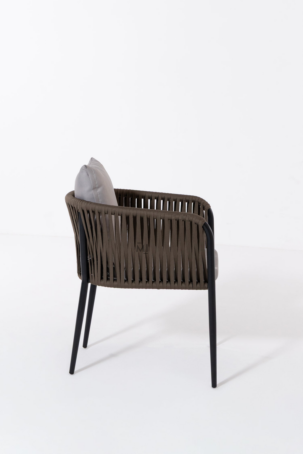 TerraLoom Outdoor Dining Chair | Modern Rope Patio Armchair
