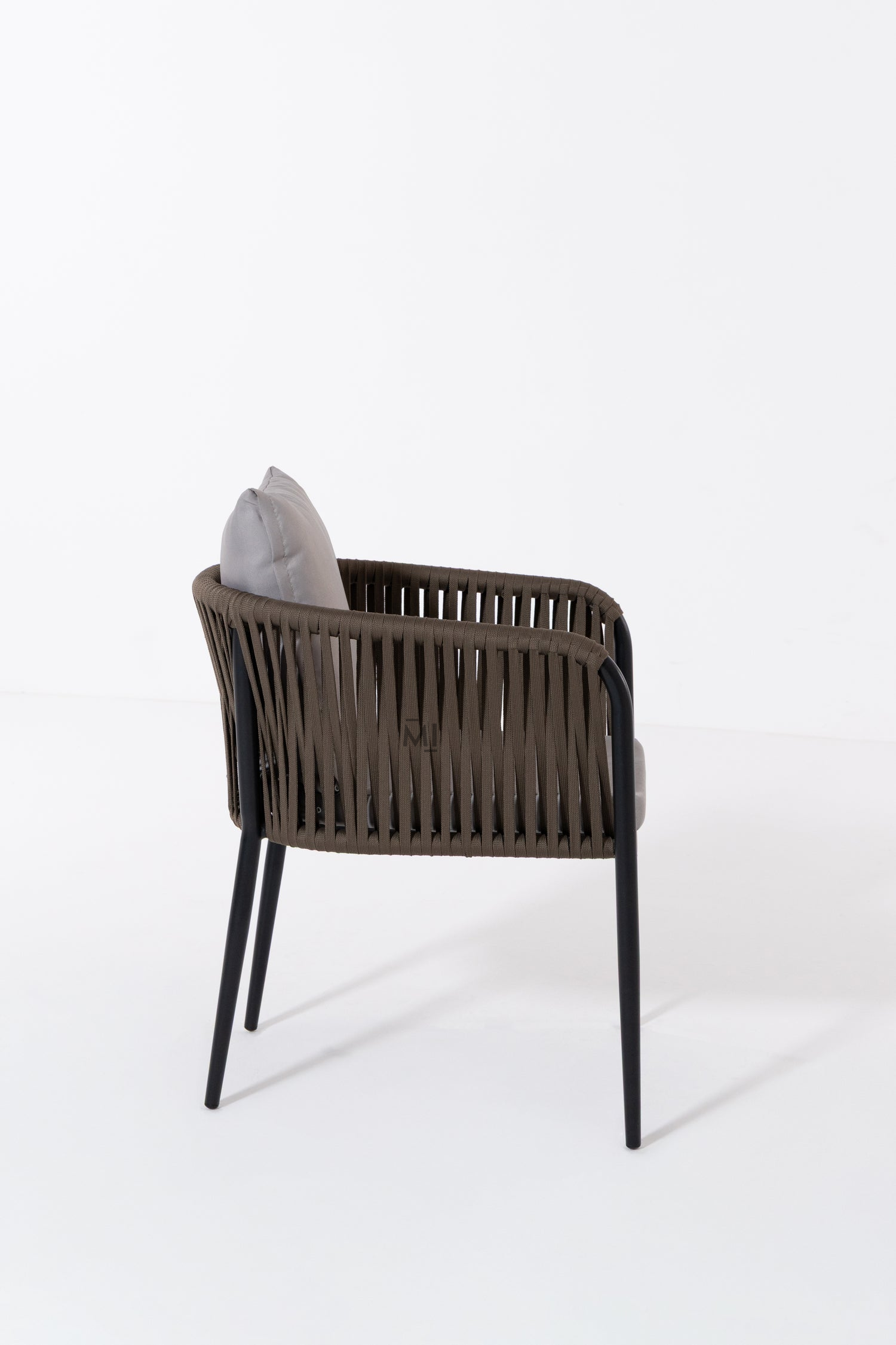 TerraLoom Outdoor Dining Chair | Modern Rope Patio Armchair