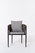 TerraLoom Outdoor Dining Chair | Modern Rope Patio Armchair