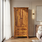 compact wooden wardrobe for small spaces home furniture