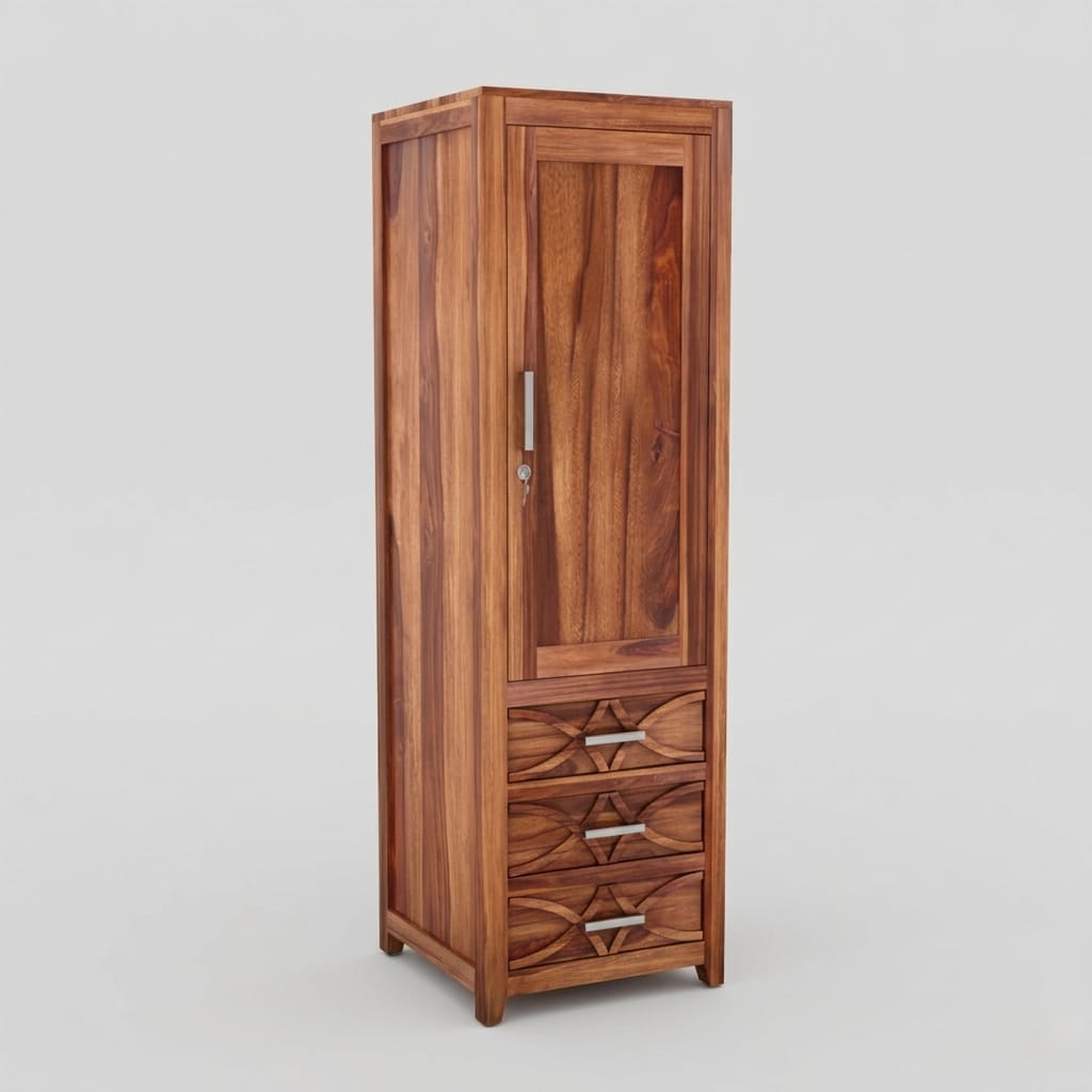 Orvex Wooden Wardrobe Set (2 Units)