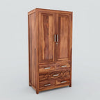 Orvex Wooden Wardrobe Set (2 Units)