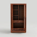 Elira Wooden Wardrobe with Mirror