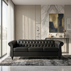 Windsor Chesterfield Leather Sofa | Classic Tufted 3 Seater