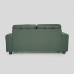 Zenvy Fabric Sofa | Modern 3-Seater with Cushioned Backrest