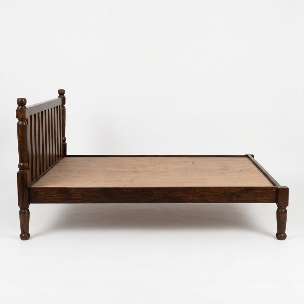 wooden bed frame modern design bedroom furniture